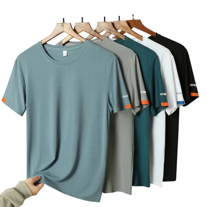Round Neck Quick Drying T-shirts - Image 6